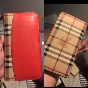 Burberry Long ziparound  wallet